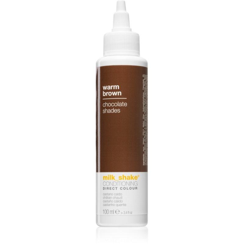 milk_shake Direct Colour tónovací kondicionér pro intenzivní hydrataci Warm Brown 100 ml