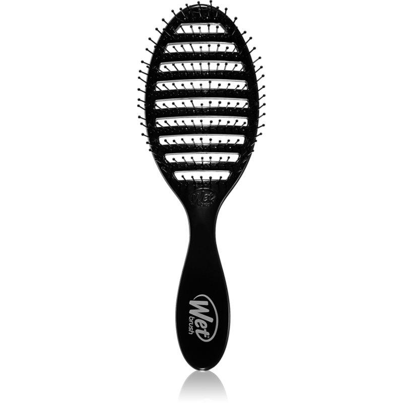 Wet Brush Speed Dry kartáč na vlasy pro snadné rozčesání vlasů Black 1 ks