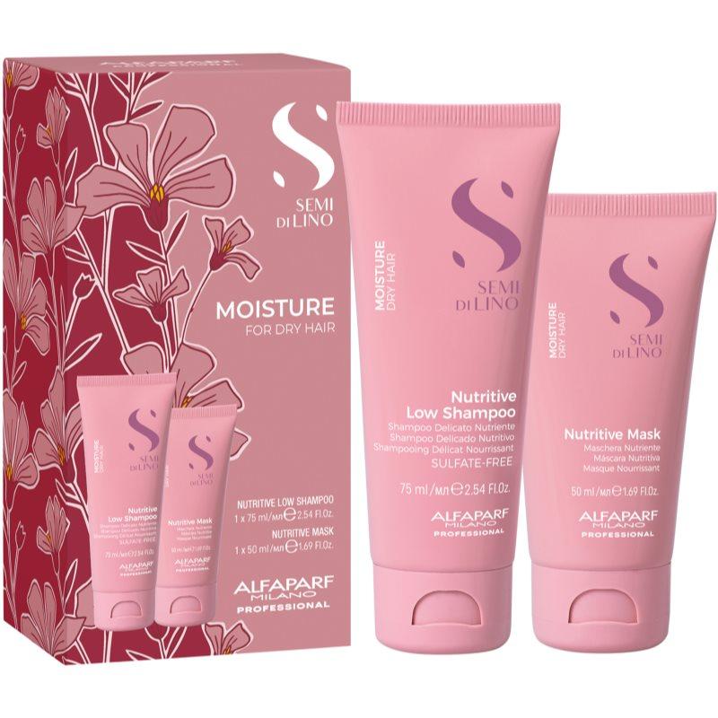 Alfaparf Milano Semi di Lino Moisture Minisize Kit cestovní set pro intenzivní hydrataci