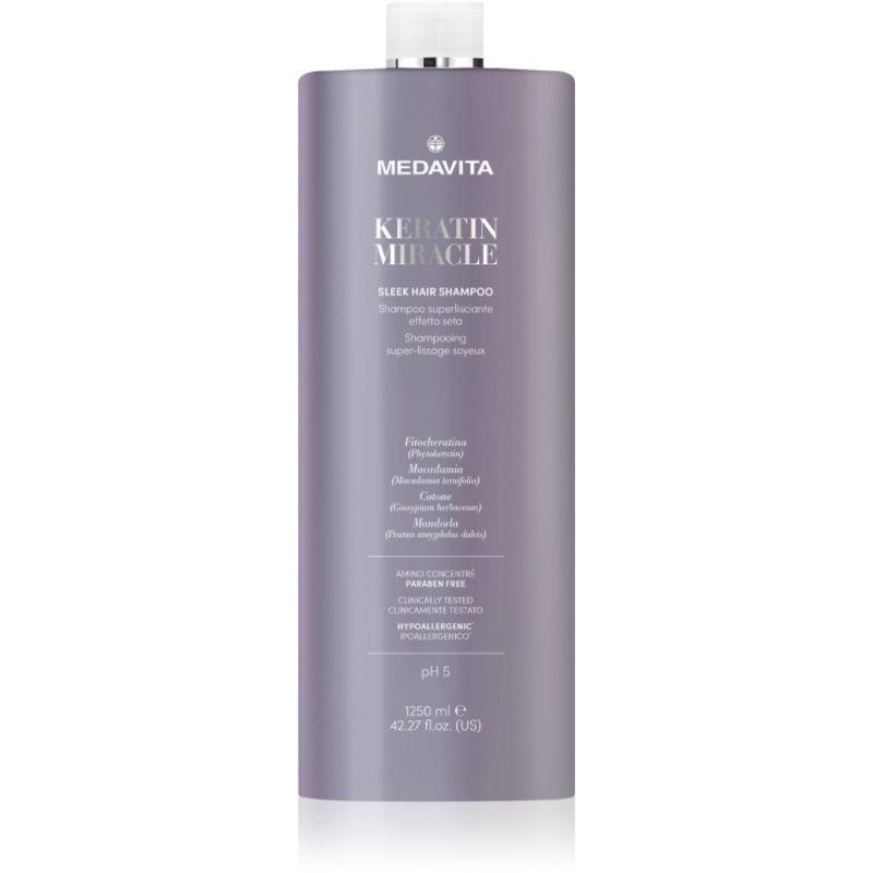 Medavita Keratin Miracle Sleek Hair Shampoo uhlazující šampon 1250 ml