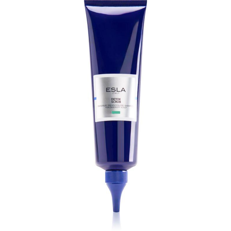 ESLA ITALY Detox Scrub přípravný peeling před mytím vlasů proti lupům 150 ml