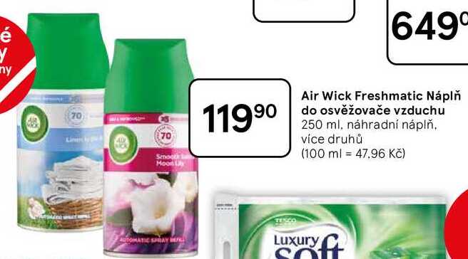Air Wick Freshmatic Náplň do osvěžovače vzduchu, 250 ml 