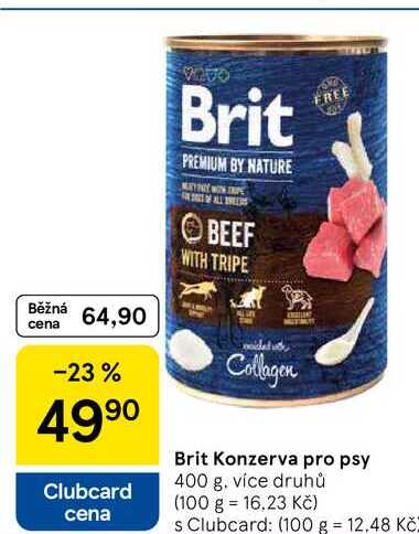 Brit Konzerva pro psy, 400 g 