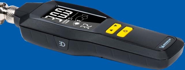 Digitální pneuměřič 5v1 / svítilna / bezpečnostní kladivo / řezák