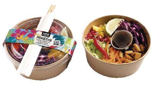 Titbit Fresh Poké s uzeným tofu a rýžovými nudlemi, 300 KS