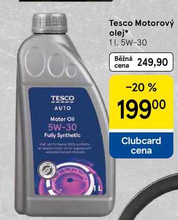 Tesco Motorový olej, 1 l, 5W-30  