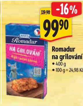 Romadur na grilování, 400 g 