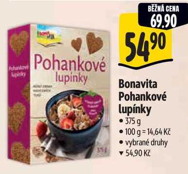 Bonavita Pohankové lupínky, 375 g