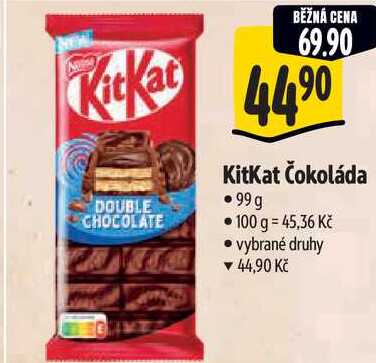 KitKat Čokoláda, 99 g