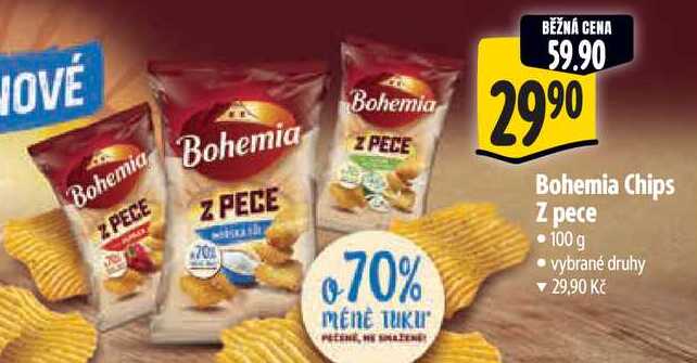 Bohemia Chips Z pece, 100 g 