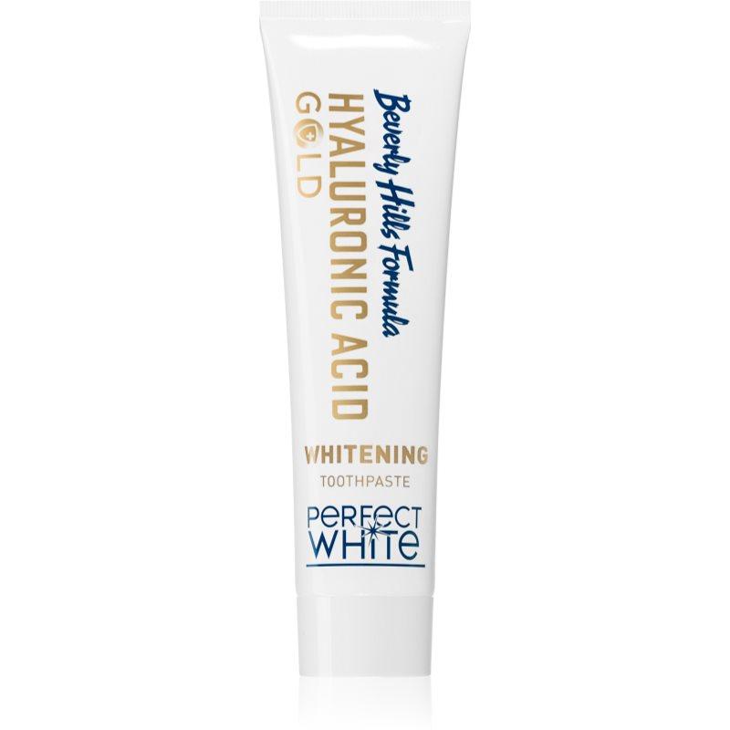Beverly Hills Formula Perfect White Gold bělicí zubní pasta s částečkami zlata příchuť Double Mint 100 ml