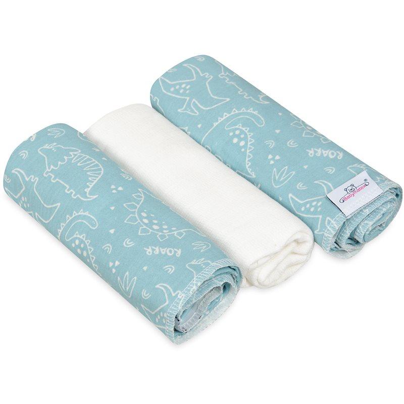 Babymatex Muslin Design plena Animals 3 ks