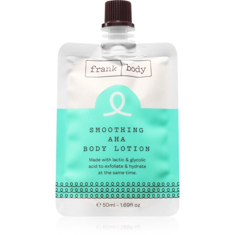 Frank Body Smoothing AHA hydratační a vyživující krém s kyselinou mléčnou 50 ml