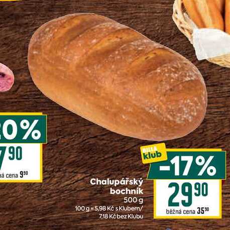Chalupářský bochník 500 g 