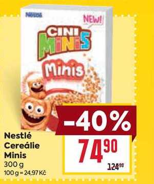 Nestlé Cereálie Minis 300 g 