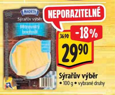   Sýrařův výběr 100 g  