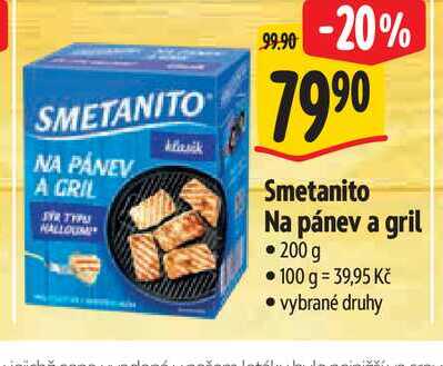  Smetanito Na pánev a gril 200 g  