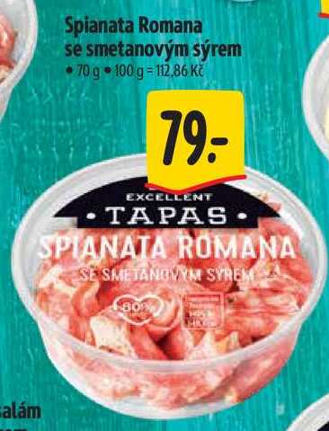 Spianata Romana se smetanovým sýrem, 70 g