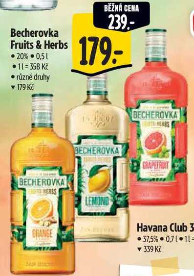 Becherovka Fruits & Herbs, 0,5 l