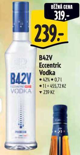B42V Eccentric Vodka, 0,7 l