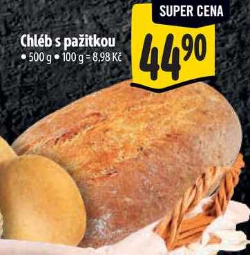 Chléb s pažitkou, 500 g