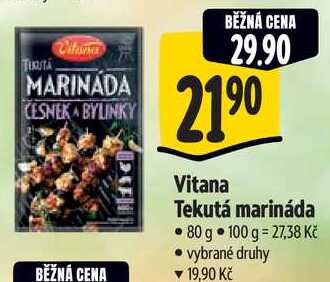 Vitana Tekutá marináda, 80 g 