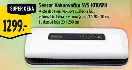 Sencor Vakuovačka SVS 1010WH