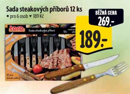 Sada steakových příborů 12 ks 