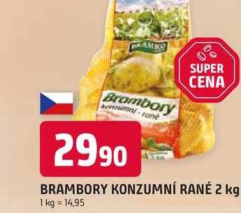 AMKO BRAMBORY KONZUMNÍ RANÉ 2 kg 