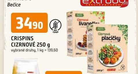 CRISPINS CIZRNOVÉ 250 g 