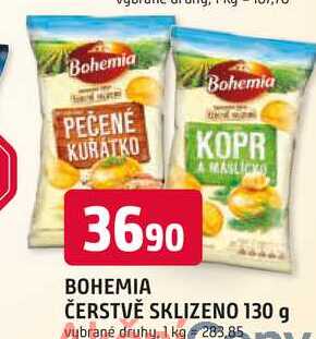 BOHEMIA ČERSTVĚ SKLIZENO 130 g 