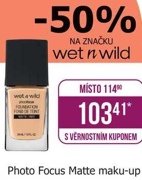 wet n wild Photo Focus Matte maku-up 