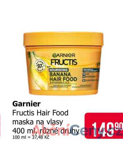 Garnier Fructis Hair Food maska na vlasy 400 ml, různé druhy