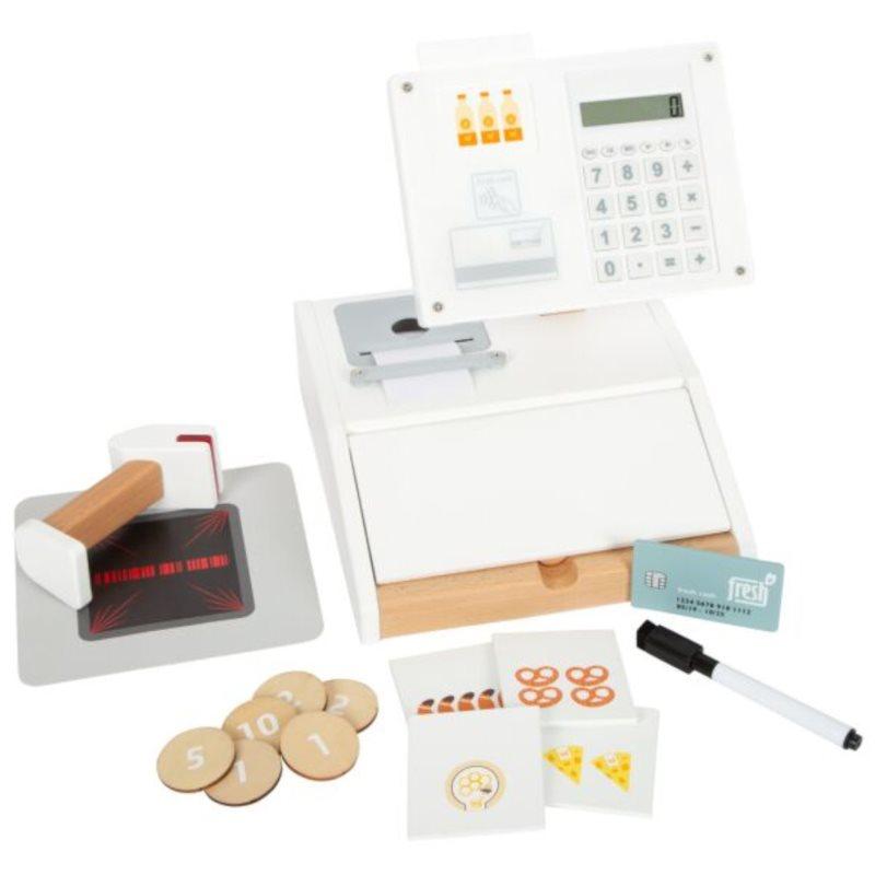 Small foot Wooden Toy Cash Register Fresh hračka ze dřeva 3 y+ 1 ks