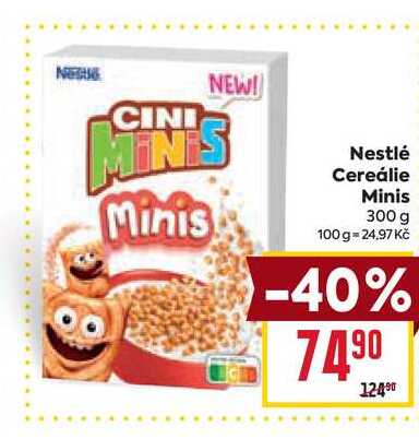 Nestlé Cereálie Minis 300 g 