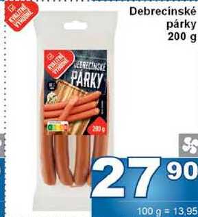 Debrecínské párky 200 g