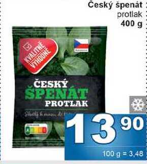 Český špenát protlak 400 g