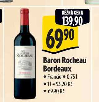  Baron Rocheau Bordeaux 0,75 l