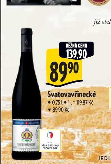  Svatovavřinecké  0,75l