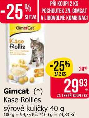 Gimcat sýrové kuličky 40 g 