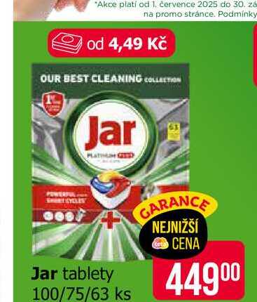 Jar kapsle do myčky 100ks, vybrané druhy