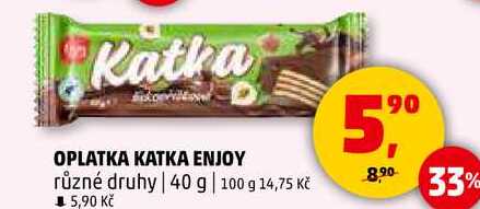 OPLATKA KATKA ENJOY různé druhy, 40 g