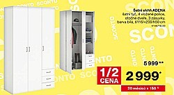 Šatní skříň ADENA