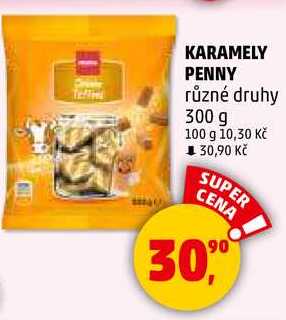 KARAMELY PENNY různé druhy, 300 g 