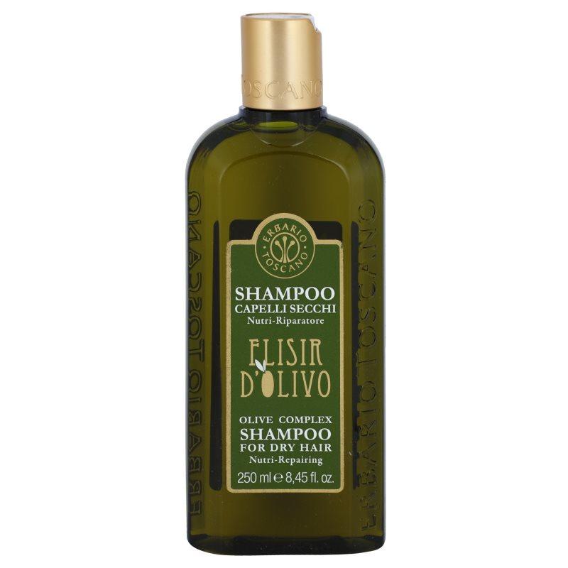 Erbario Toscano Elisir D'Olivo vlasový šampon pro suché vlasy 250 ml