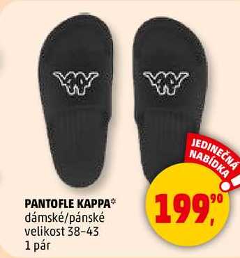 PANTOFLE KAPPA dámské/pánské velikost 38-43, 1 pár 