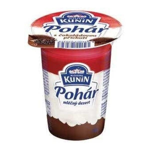 Mlékárna Kunín Pohár mléčný dezert s čokoládovou příchutí