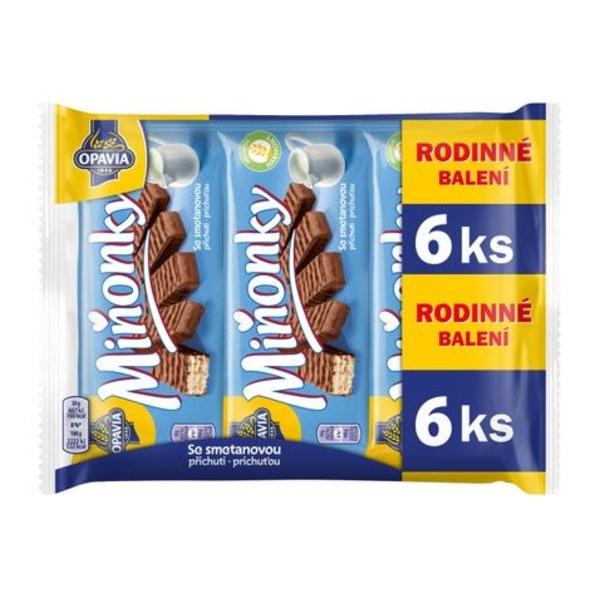 Opavia Miňonky se smetanovou příchutí