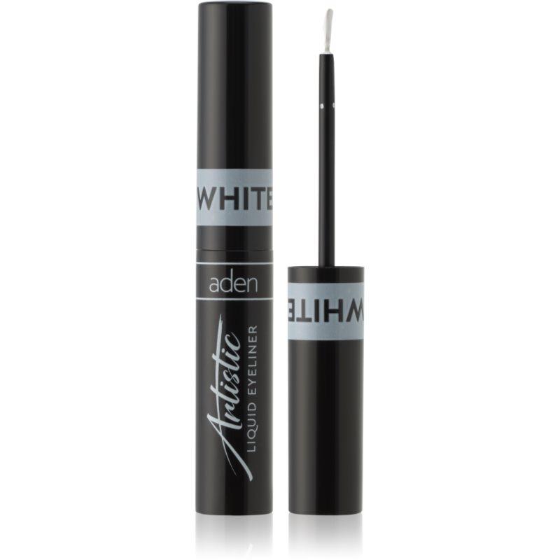 Aden Cosmetics Artistic tekuté oční linky odstín 02 White 3.5 ml