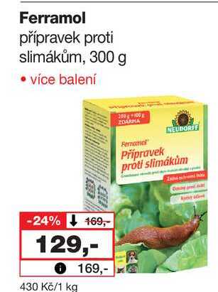 Ferramol přípravek proti slimákům, 300 g  